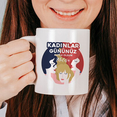 Kadınlarımız İsme Özel Kupa Bardak - Thumbnail