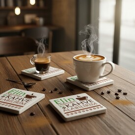  - Kahve Kupası Taş Bardağı Bardak Altlığı