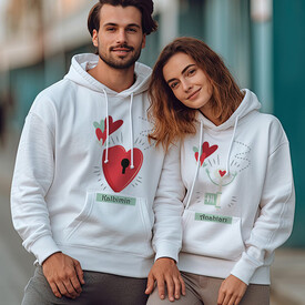 Kalbimin Anahtarı Sevgili Sweatshirt - Thumbnail