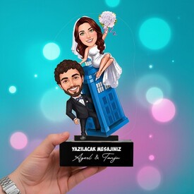  - Karikatürlü Balayı Çiftleri Biblosu