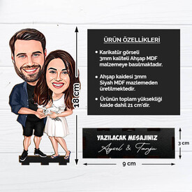 Karikatürlü Her Zaman Mutluyuz Biblosu - Thumbnail