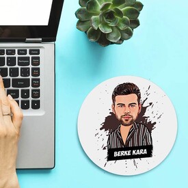 Karikatürlü Tasarım Erkeğe Hediye Mousepad - Thumbnail