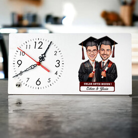 En Başarılı Kadın Göz Doktoru Karikatürlü Anahtarlık - Thumbnail