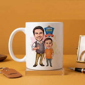  - Karizmatik Baba ve Oğlu Karikatürlü Kupa Bardak