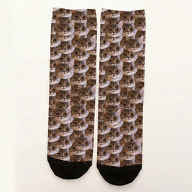 Kedinizin Fotosuna Özel Çorap - Thumbnail