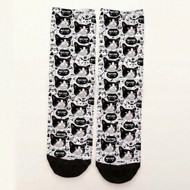 Kedinizin Fotosuna Özel Sevimli Çorap - Thumbnail