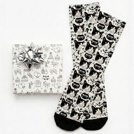 Kedinizin Fotosuna Özel Sevimli Çorap - Thumbnail