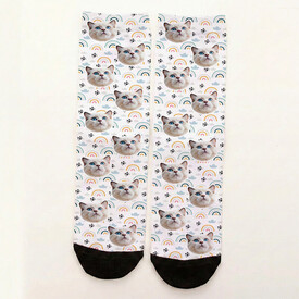 Kedinizin Fotosuna Özel Şirin Çorap - Thumbnail