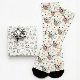 Kedinizin Fotosuna Özel Şirin Çorap - Thumbnail