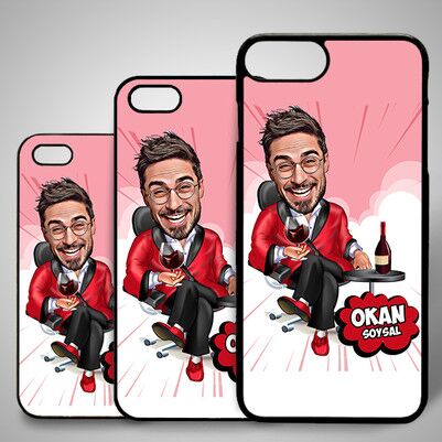  - Keyfine Düşkün Karikatürlü Iphone Kapak