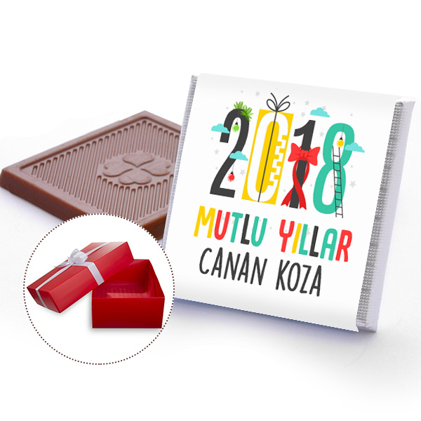 Kişiye Özel 2018 Yılbaşı Çikolataları