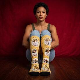  - Kişiye Özel 4 Fotoğraflı Çorap