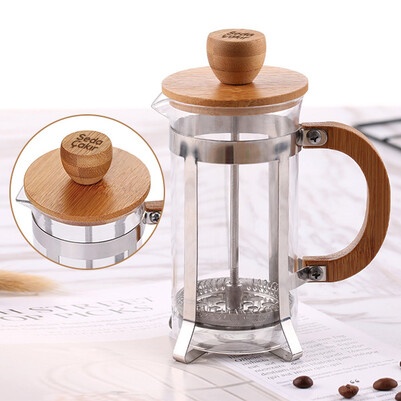 Kişiye Özel Ahşap French Press - Thumbnail