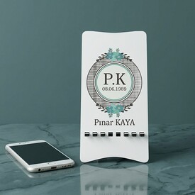  - Kişiye Özel Ahşap Telefon Standı