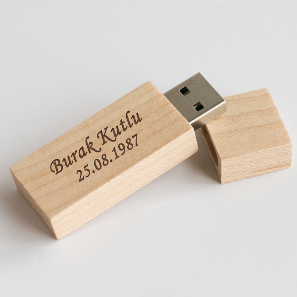 Kişiye Özel Ahşap USB Bellek