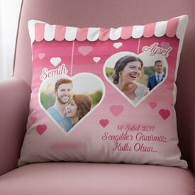  - Kişiye Özel Aşıklar Mekanı Yastık