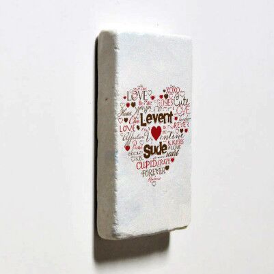 Kişiye Özel Aşk Dolu Buzdolabı Magneti - Thumbnail