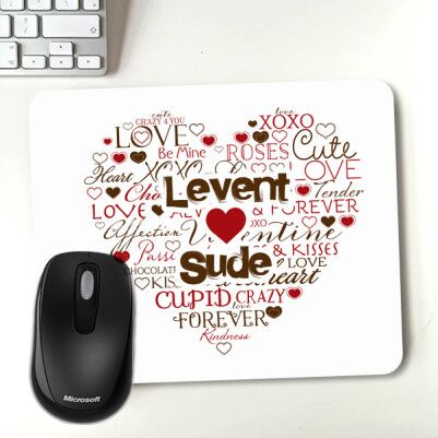  - Kişiye Özel Aşk Dolu Mousepad