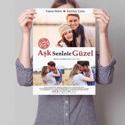 Kişiye Özel Aşk Seninle Güzel Film Afişi - Thumbnail