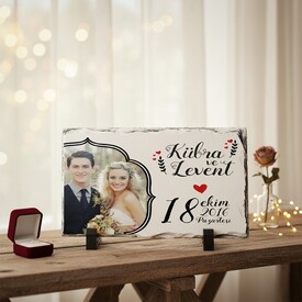  - Kişiye Özel Aşk Temalı Taş Baskı