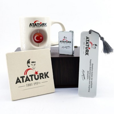 Kişiye Özel Atatürk Temalı Hediye Seti - Thumbnail