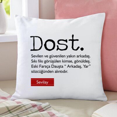  - Kişiye Özel Dost Yastığı