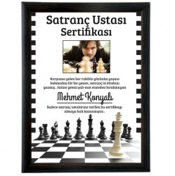  - Kişiye Özel En İyi Satranç Oyuncusu Sertifikası