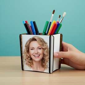 Kişiye Özel Fotoğraf Baskılı Kalemlik - Thumbnail