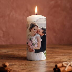 - Kişiye Özel Fotoğraf Baskılı Mum