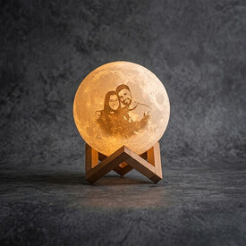  - Kişiye Özel Fotoğraflı Dekoratif Ay Lamba