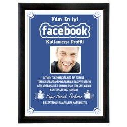  - Kişiye Özel Fotoğraflı Facebook Sertifikası