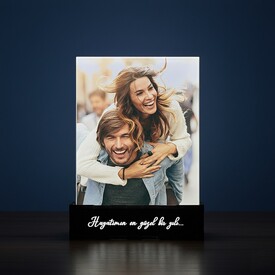  - Kişiye Özel Fotoğraflı Led Işıklı Dekor