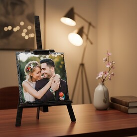  - Kişiye Özel Fotoğraflı Şövalye Ayaklı Taş