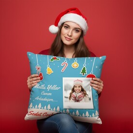  - Kişiye Özel Mutlu Yıllar Dilerim Yastık