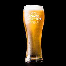  - Kişiye Özel Hediyelik İsimli Uzun Bira Bardağı