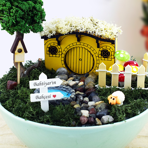 Kişiye Özel Hobbit Evi Minyatür Bahçe