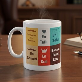  - Kişiye Özel İşte Benim Babam Kupa Bardak
