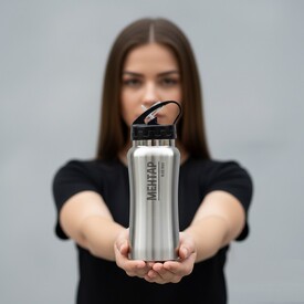  - Kişiye Özel Matara Metalik Renk 20 Cm.