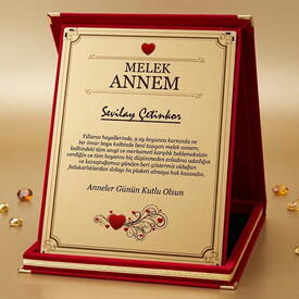 - Kişiye Özel Melek Annem Plaketi
