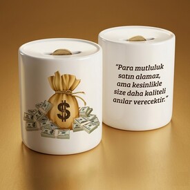  - Kişiye Özel Mesajlı Para Kumbarası