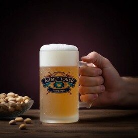  - Kişiye Özel Minimalist Bira Bardağı