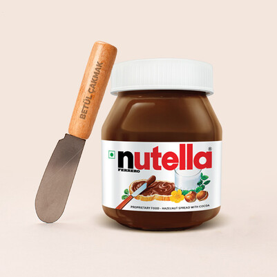  - Kişiye Özel Nutella Sürme Bıçağı