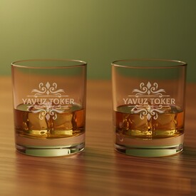  - Kişiye Özel Otantik İkili Noble Sip Viski Bardağı