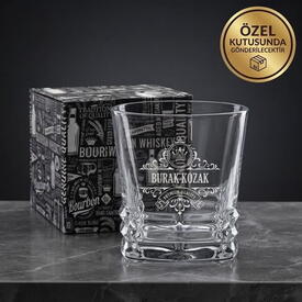  - Kişiye Özel Premium Erkeğe Hediye Elegan Viski Bardağı