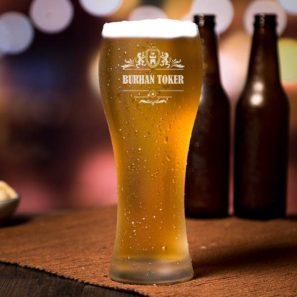 Kişiye Özel Premium Uzun Bira Bardağı