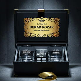  - Kişiye Özel Quebec Crown Storm Viski Seti