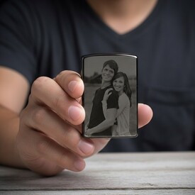  - Kişiye Özel Resimli Metal Çakmak