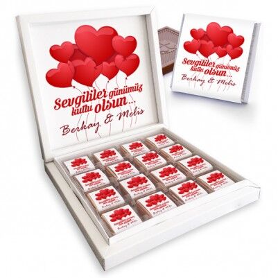 Kişiye Özel Sevgililer Günü Çikolatası - Thumbnail