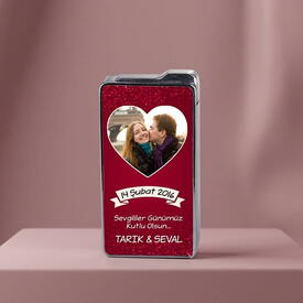  - Kişiye Özel Sevgililer Günü Hatırası Çakmak