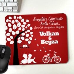  - Kişiye Özel Sevgililer Günü Temalı Mousepad